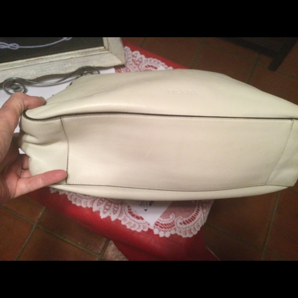 Authentic Rare Prada Shoulder Bag with Top Hook & Loop Closure - Picture 14 of 16